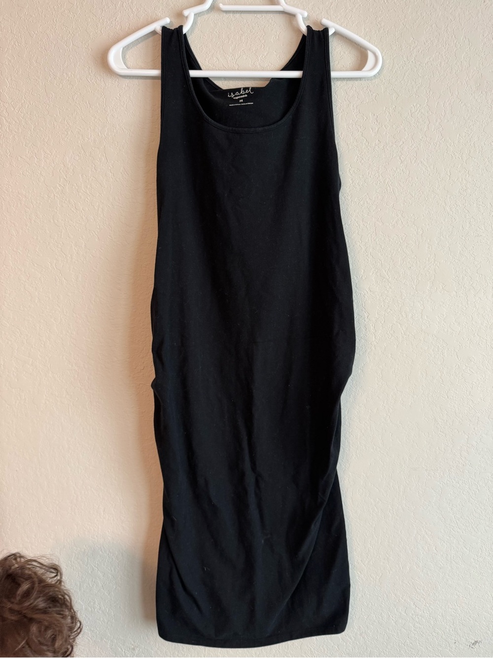 Isabel Maternity Black Dress